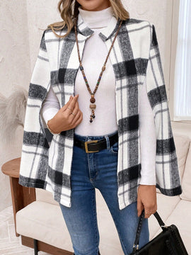 Emery rose abrigo suelto casual de unicolor para mujer