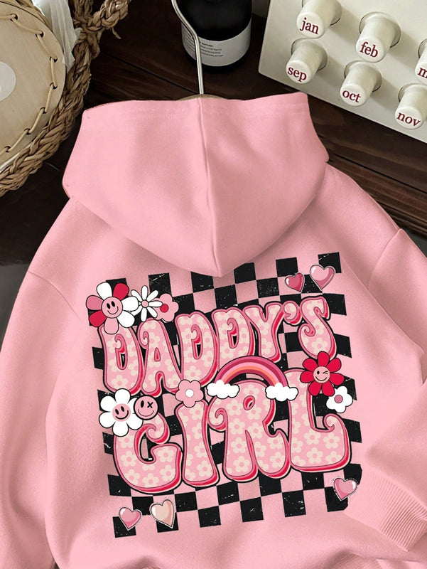 Ezwear sudadera holgada con capucha de felpa gruesa con estampado minimalista casual de leopardo y estrella en blanco para mujeres