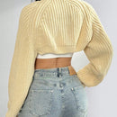 Ezwear cardigan con camisola decorado con lazo para mujer, otono/invierno