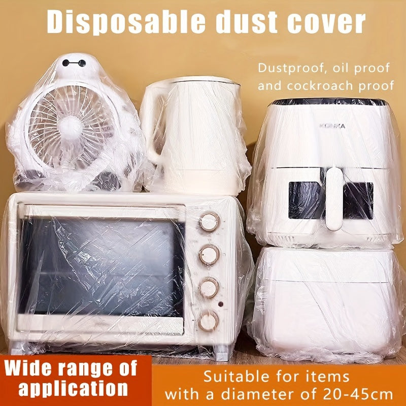 50pcs Cubiertas Desechables Extra Grandes y Gruesas para Electrodomésticos de Cocina - Impermeables y Resistentes al Aceite, Ideales para Cocinas Eléctricas y Electrónicos Pequeños