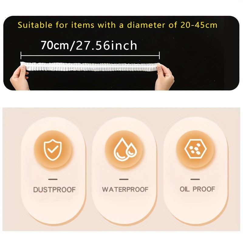 50pcs Cubiertas Desechables Extra Grandes y Gruesas para Electrodomésticos de Cocina - Impermeables y Resistentes al Aceite, Ideales para Cocinas Eléctricas y Electrónicos Pequeños