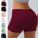 Set de 8 pantalones cortos tipo boyshort de cintura alta, transpirables, elasticos y comodos, de diseno simple, con ropa interior de costilla para mujer - lenceria y ropa interior esencial para uso diario