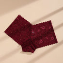 5 piezas de bragas sexy de encaje para mujer con control de abdomen y elevador de gluteos, pantalones cortos de deporte con insercion de encaje