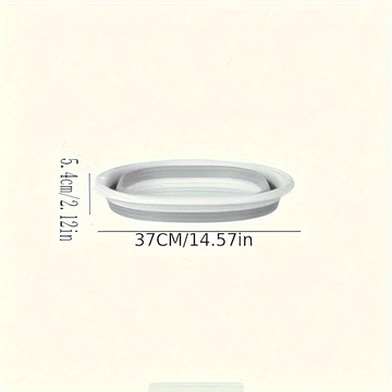 1pc Bañera de pies portátil, Bañera de pies plegable, sin fragancia, no eléctrica, sin baterías, sin adaptador requerido para uso en casa