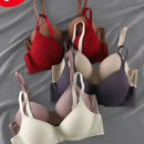 Paquete de 6 sujetadores sin costuras de push-up - ropa interior femenina casual comoda, transpirable y de cobertura total, de facil cuidado