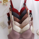 Paquete de 6 sujetadores sin costuras ultrasuaves y de push up - intimos tipo camiseta comodos y de uso diario, con soporte para mujeres - set de valor versatil en estilo sencillo