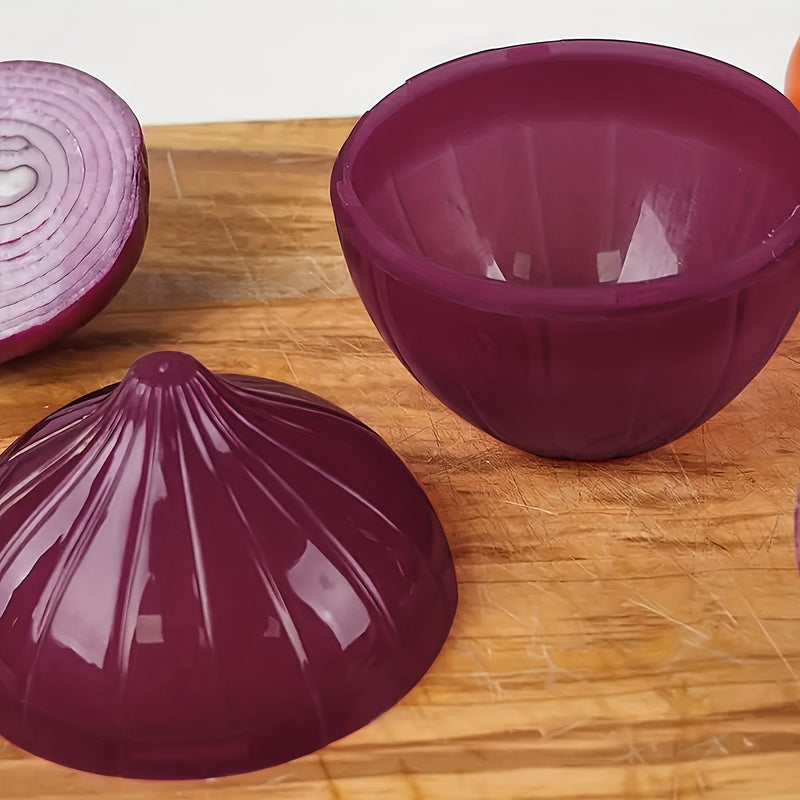 2/3 piezas, juego de contenedores de almacenamiento de alimentos de plástico reutilizable Freshsaver - Gadgets de cocina multiusos para frutas y verduras - Tapas redondas con cierre, lavado a mano