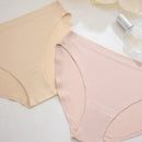 Set de 5 bragas de nailon sin costuras de unicolor