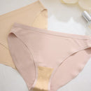 Set de 5 bragas de nailon sin costuras de unicolor