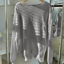 Frenchy cardigan de punto unicolor de color rosa palido con cinturon delantero, se puede usar sobre una camiseta