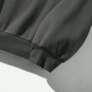 Ezwear sudadera informal tipo streetwear con lema, con corte holgado, estampado negro y rosa, para mujer, otono invierno