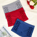 Set de 3 paquetes de bragas sin costuras que levantan el trasero, antideslizantes, sexys, huecas, suaves y comodas