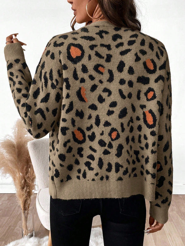 Essnce cardigan de manga larga con botones para mujer, diseno minimalista para uso diario