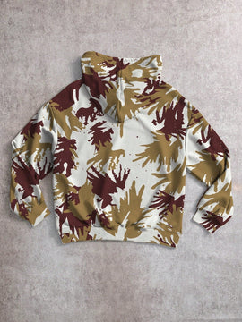 Muchic sudadera con capucha con estampado de leopardo minimalista informal, impreso en toda la prenda, otono invierno