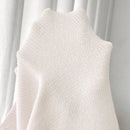 Moosta mujer chaqueta de punto de unicolor con cuello redondo, manga larga, de abotonadura sencilla, versatil y de moda, para otono/invierno
