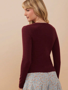 Westfade cardigan de sueter de punto suave
