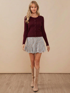 Westfade cardigan de sueter de punto suave