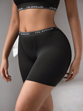 Easyfave 3 piezas/set de bragas de media cintura y pierna larga para mujeres