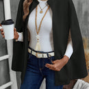 Emery rose ropa de otono para mujer, abrigo de lana con estilo de capa elegante para mujer, ropa de oficina para mujer