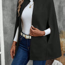 Emery rose ropa de otono para mujer, abrigo de lana con estilo de capa elegante para mujer, ropa de oficina para mujer