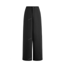 Pantalon palazzo de pierna recta holgado de alta gama con drapeado y correa, nuevos pantalones de vestir de otono e invierno con estilo elegante y casual de longitud hasta el suelo para el trabajo