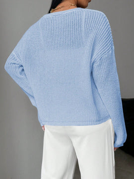 Essnce cardigan suelto y delgado de mujer con lazo adelante