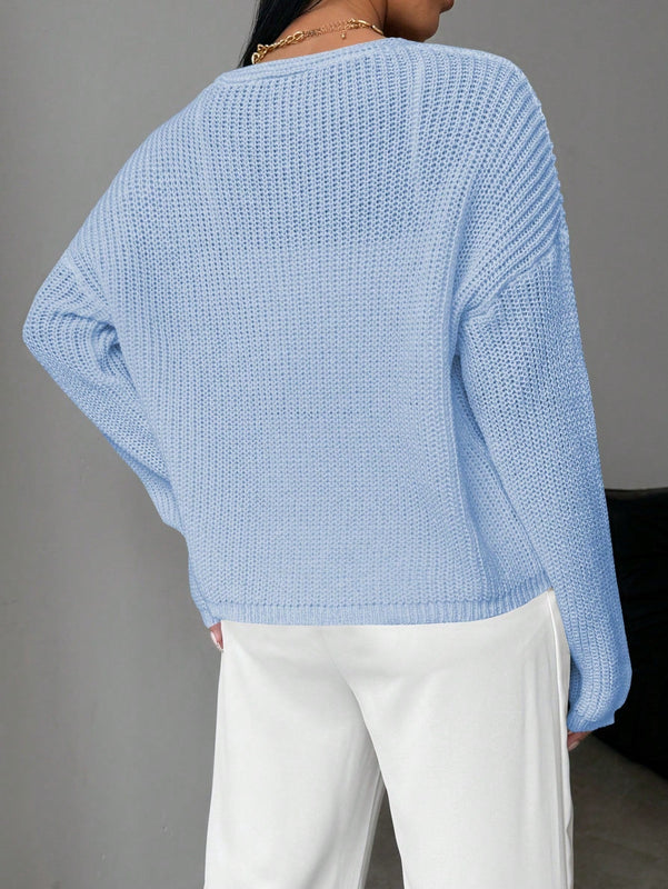Essnce cardigan suelto y delgado de mujer con lazo adelante