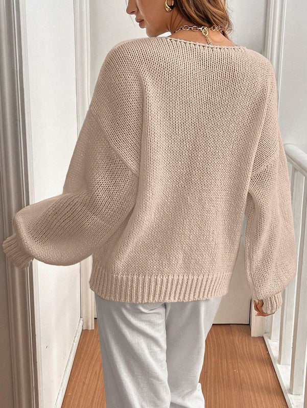 Frenchy cardigan de punto unicolor de color rosa palido con cinturon delantero, se puede usar sobre una camiseta