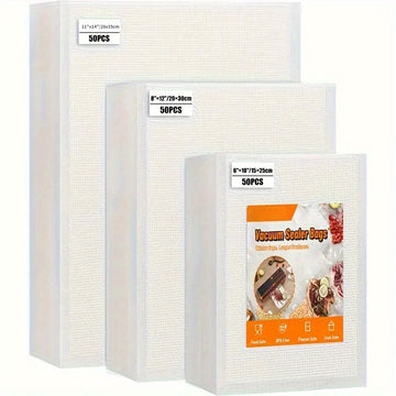Bolsa de vacío para alimentos de varios tamaños Bolsa de vacío para sellar alimentos Embalaje de vacío para alimentos Bolsa de sellado de vacío desechable Accesorios de cocina, Bolsa de sellado de vacío desechable - Duradera, organización de cocina multi