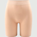 Pantalones cortos sin costuras con control de abdomen y tiro medio alto para mujeres, con una entrepierna de 5 pulgadas, pantalones cortos de ciclismo anti-rozaduras