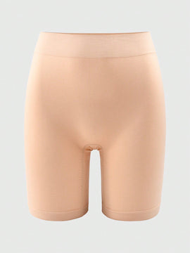 Pantalones cortos sin costuras con control de abdomen y tiro medio alto para mujeres, con una entrepierna de 5 pulgadas, pantalones cortos de ciclismo anti-rozaduras