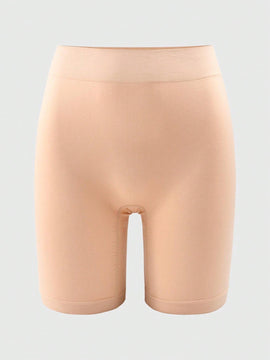 Pantalones cortos sin costuras con control de abdomen y tiro medio alto para mujeres, con una entrepierna de 5 pulgadas, pantalones cortos de ciclismo anti-rozaduras