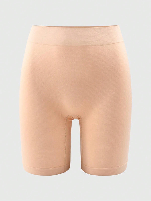 Pantalones cortos sin costuras con control de abdomen y tiro medio alto para mujeres, con una entrepierna de 5 pulgadas, pantalones cortos de ciclismo anti-rozaduras