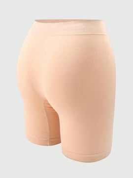 Pantalones cortos sin costuras con control de abdomen y tiro medio alto para mujeres, con una entrepierna de 5 pulgadas, pantalones cortos de ciclismo anti-rozaduras