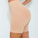 Pantalones cortos sin costuras con control de abdomen y tiro medio alto para mujeres, con una entrepierna de 5 pulgadas, pantalones cortos de ciclismo anti-rozaduras