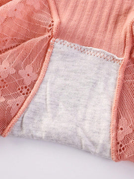 3 piezas pantis de cintura alta con encaje y control de barriga, bragas sexy levanta pompis