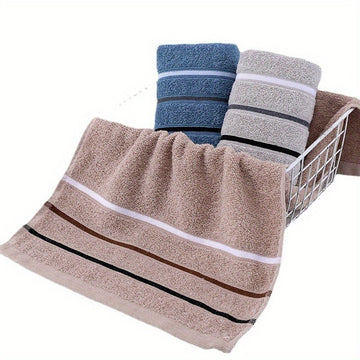 2 toallas de algodón premium suaves y absorbentes - Secado rápido, lavables a máquina, ideales para el hogar y ocasiones especiales, regalo perfecto para días festivos, esenciales para el baño | Estilo contemporáneo | Toallas lavables a máquina