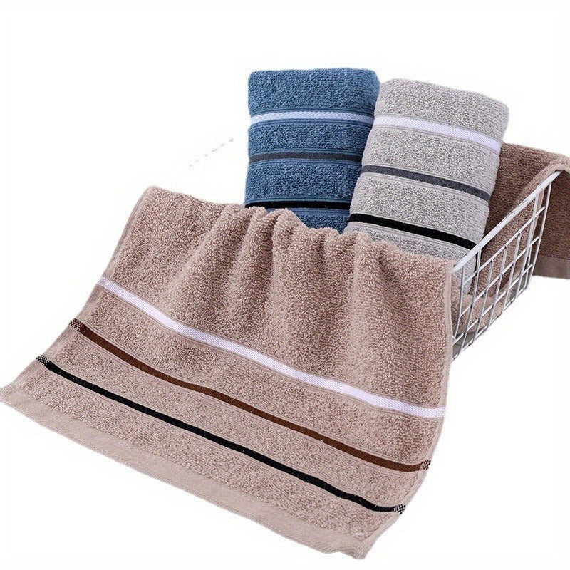 2 toallas de algodón premium suaves y absorbentes - Secado rápido, lavables a máquina, ideales para el hogar y ocasiones especiales, regalo perfecto para días festivos, esenciales para el baño | Estilo contemporáneo | Toallas lavables a máquina
