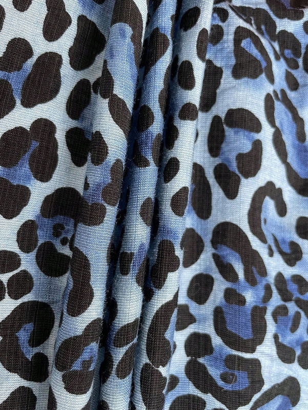 Lune pantalones de mujer de pierna ancha con cintura elastica y estampado de leopardo, atuendo casual para vacaciones o profesores