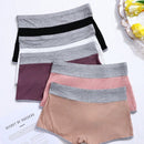 Set de 5 piezas de ropa interior informal para mujer, tipo hipster, con bloques de color y transpirable