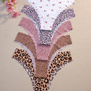 Paquete de 10 piezas bragas triangulares sexy de tela suave, transpirable y comoda con borde ondulado sin costuras para mujeres