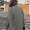 Essnce chaqueta de lana negra holgada y versatil para uso casual y de aeropuerto, diseno de bufanda de una pieza, chaqueta de cardigan corta de lana calida para el invierno, tendencia de moda otono 2024