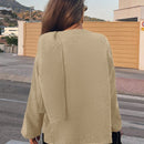 Essnce chaqueta de lana negra holgada y versatil para uso casual y de aeropuerto, diseno de bufanda de una pieza, chaqueta de cardigan corta de lana calida para el invierno, tendencia de moda otono 2024