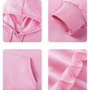 Sudadera con capucha de mujer, nueva para otono-invierno 2024, con estampado de letras, de corte holgado, de manga larga, calida y gruesa, con estilo y tendencia para capas