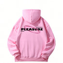 Sudadera casual de mujer nueva para invierno 2024 con estampado de eslogan, bolsillo tipo canguro y cordon, combinando moda y funcion: una sudadera de mujer adecuada para usar en capas, hacer ejercicio o relajacion casual