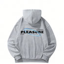 Sudadera casual de mujer nueva para invierno 2024 con estampado de eslogan, bolsillo tipo canguro y cordon, combinando moda y funcion: una sudadera de mujer adecuada para usar en capas, hacer ejercicio o relajacion casual