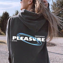 Sudadera casual de mujer nueva para invierno 2024 con estampado de eslogan, bolsillo tipo canguro y cordon, combinando moda y funcion: una sudadera de mujer adecuada para usar en capas, hacer ejercicio o relajacion casual