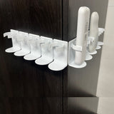 Estante de almacenamiento de cosméticos ajustable para montaje en pared: mejore la eficiencia de su baño sin necesidad de hacer agujeros.