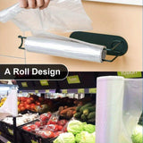 100 Bolsas Transparentes para Congelador de Grado Alimenticio - Rápidos de Abrir, Impermeables y Resistentes al Refrigerador con Abertura Central para Fácil Acceso - Ideales para Preparación de Comidas, Control de Porciones y Almacenamiento Fresco, Diseñ