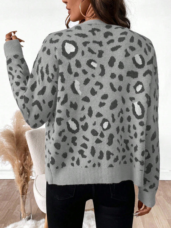 Essnce cardigan de manga larga con botones para mujer, diseno minimalista para uso diario